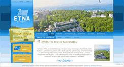 Desktop Screenshot of hoteletna.pl