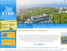 Tablet Screenshot of hoteletna.pl
